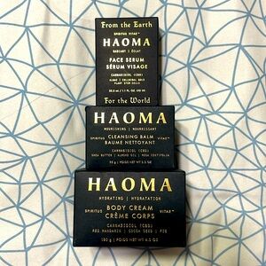Bundle of 3 Haoma beauty creams (body cream, cleansing balm, Face serum)